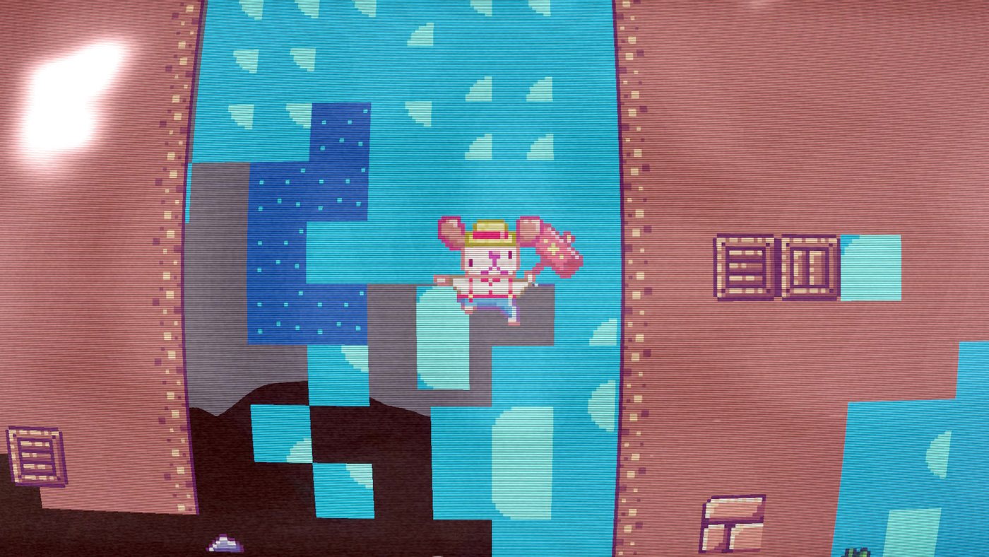 Falling through the world
